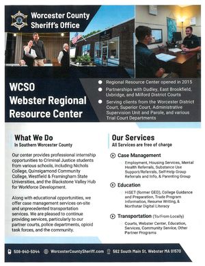 Drop-In WCSO Webster